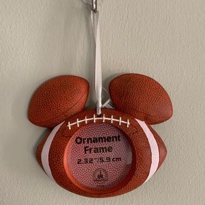 Mickey Icon Football Frame Ornament
